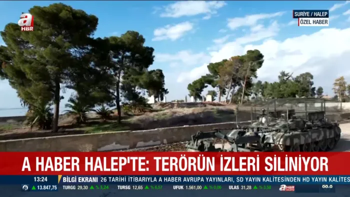 Terör örgütü YPG'nin kalleş tuzağı bozuldu! Süleyman Şah Türbesi arazisindeki mayın temizliği A Haber'de - 3