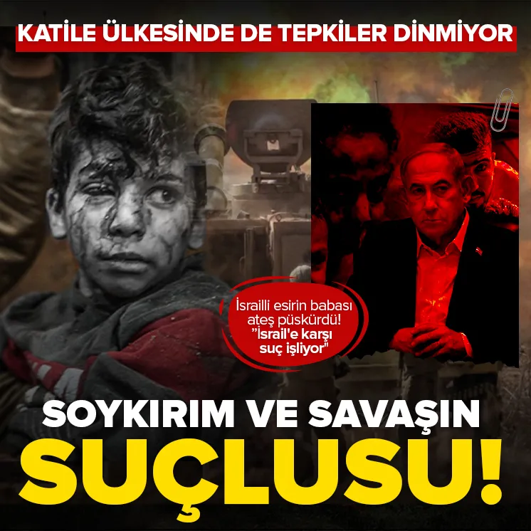 İsrailli esirin babası Netanyahu’ya ateş püskürdü!