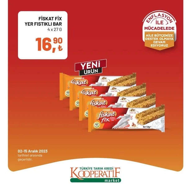 Tarım Kredi Market 11 Aralık indirim kataloğu çıktı! Dev rulo havlu, yumuşatıcı, çay, bütün piliç, tereyağı, tost peyniri, süt, beyaz peynir, pirinç ucuza satışta…