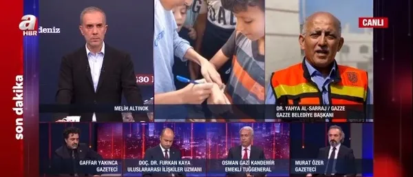 Gazze Belediye Başkanı Sarraj A Haber’de: İsrail’in hedefini biliyoruz! Başaramayacaklar