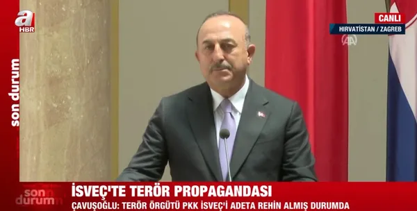 Son dakika: Dışişleri Bakanı Mevlüt Çavuşoğlu'ndan İsveç'teki terör propagandasına tepki! Terörle mücadeledeki gevşekliklerini gösteriyor - 2