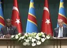Başkan Erdoğan ve Kongolu mevkidaşı Tshisekedi’den ortak açıklamalar
