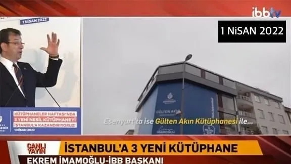 CHP'li Ekrem İmamoğlu 4 ay önce açılışını yaptığı kütüphaneyi yeniden açtı - 3