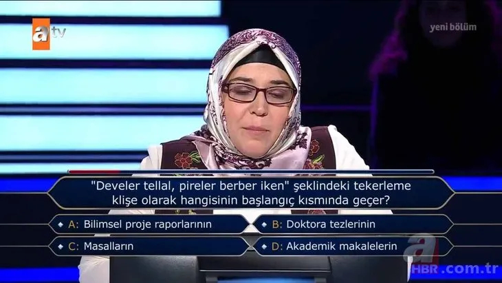 Milyoner'e damga vuran yarışmacı: Bu soruda elenmek marifet ister! ''Onur öğrencisi olarak mezun oldum'' dedi ama...