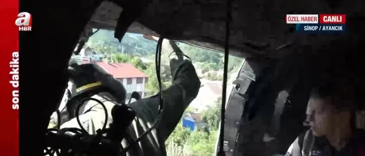 A Haber kurtarma helikopterinde | Selin ardından Sinop