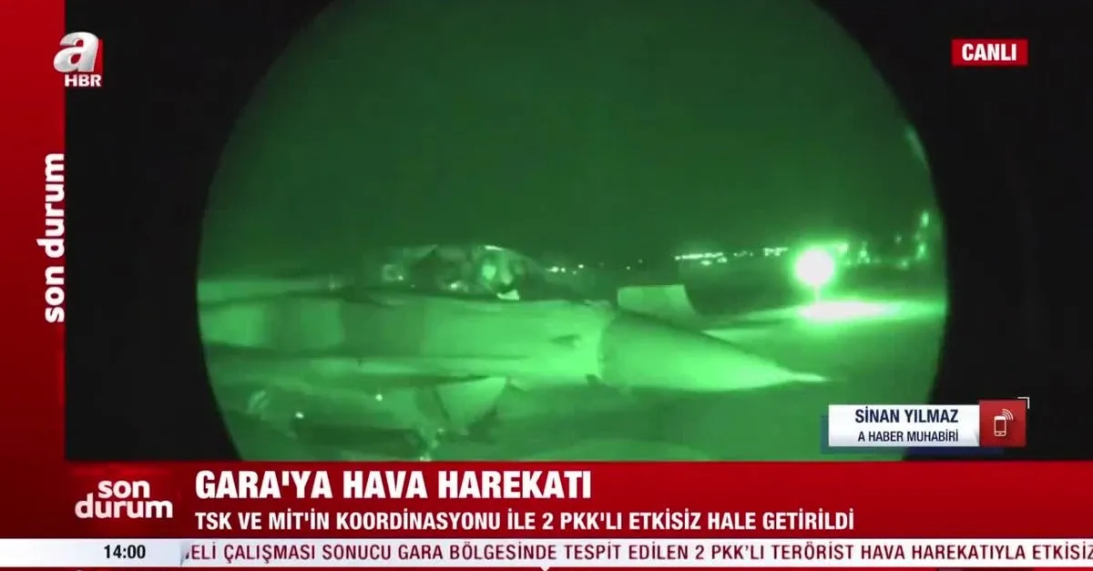 Gara’ya hava harekatı! 2 PKK'lı etkisiz hale getirildi