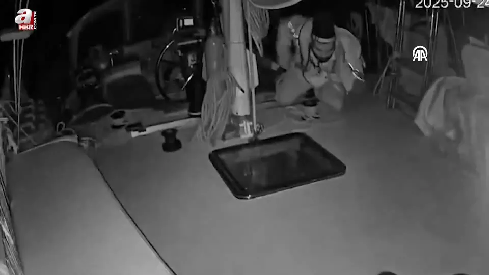 Global Sumud Filosu’na İHA ile saldırı anı kamerada