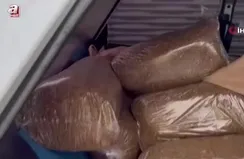 250 kilo kaçak tütün ele geçirildi
