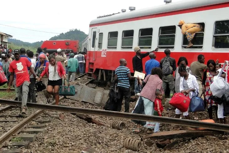 Kamerun’da korkunç tren kazası: 55 ölü