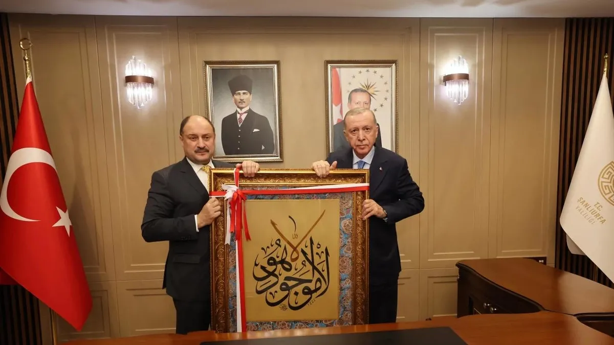 Başkan Erdoğan Şanlıurfa Büyükşehir Belediye Başkanı Gülpınar'ı kabul etti