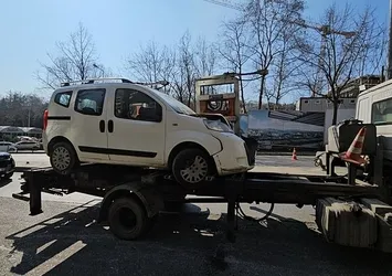 Sarıyer'de peş peşe iki kaza: 2 yaralı
