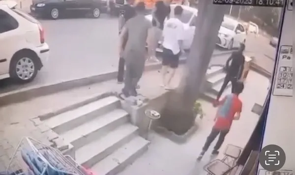 Tek yumrukla gelen ölüm! Dehşet anları kamerada - 1