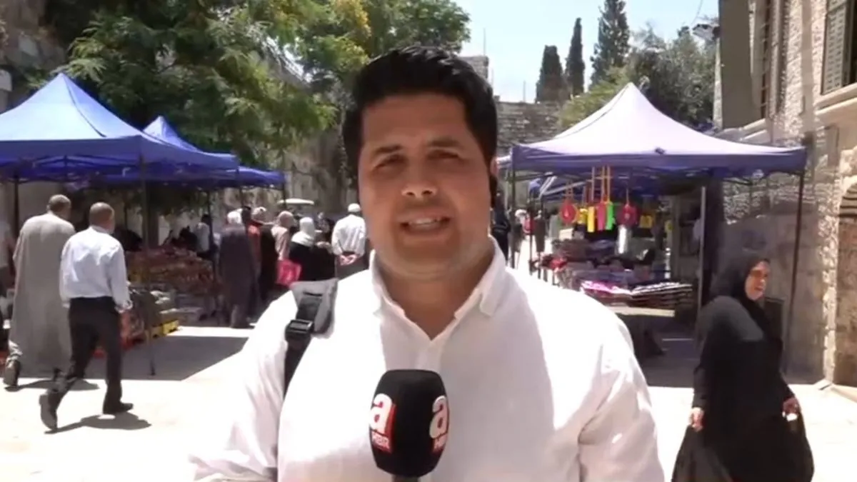 Bayram öncesi Mescid-i Aksa'da son cuma namazı | A Haber Kudüs'te! İşte sokaklarda son durum