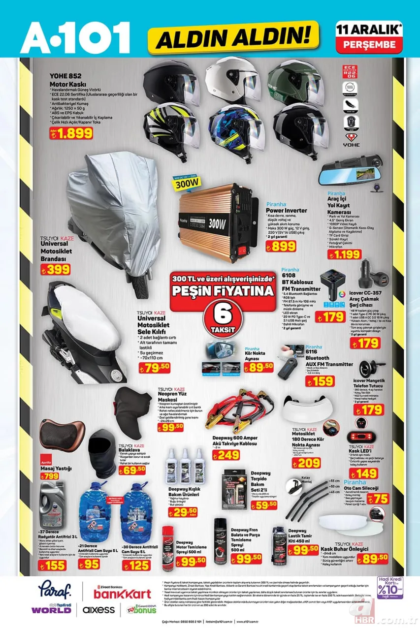 A101'e 11 Aralık’ta neler geliyor? Yeni aktüel liste yayınlandı: Su sebili, ısıtıcı 13