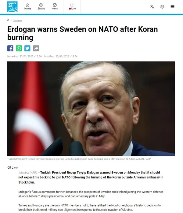 Başkan Erdoğan İsveç’e NATO kapısını kapattı! Batı’nın tetikçileri algıya başladı