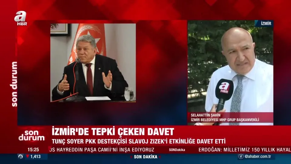 Tunç Soyer’den PKK destekçisi isme tepki çeken davet! MHP’li isim A Haber’de tepki gösterdi