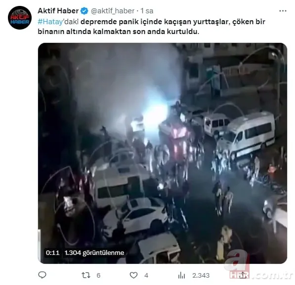 Deprem dezenformasyonları böyle yayılıyor! Hatay'daki depremi Diyarbakır'daki görüntülerle servis edip kaos ortamı oluşturdular 10