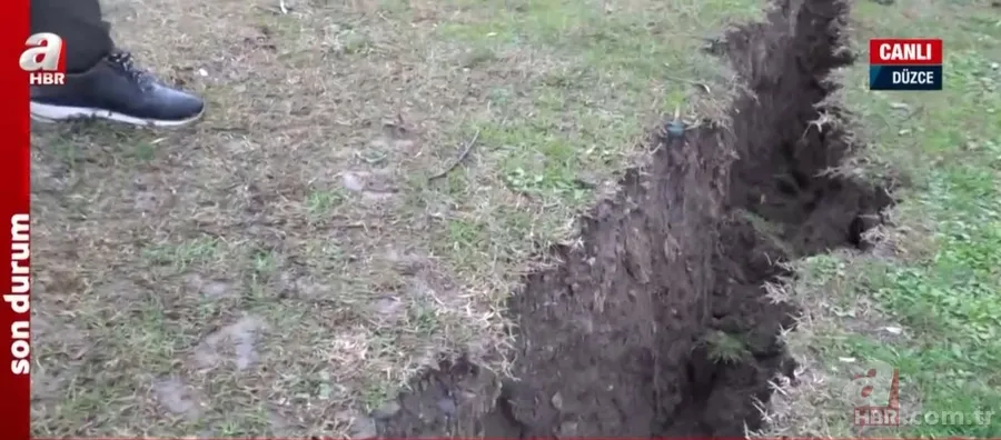 Düzce’de 5,9 büyüklüğündeki depremin izleri ortaya çıktı! İşte 5,9’luk depremin fay kırığı 6