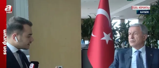 Milli Savunma Bakanı Akar A Haber’de! Türkiye’nin terörle etkin mücadelesi