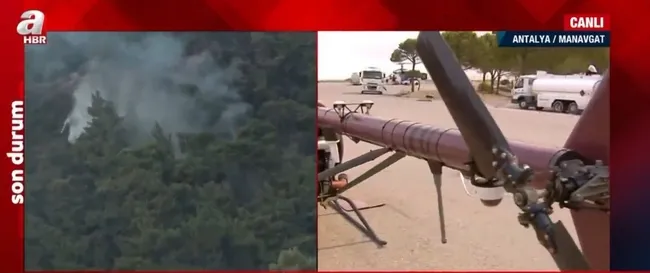 A Haber Yangın Harekat Merkezi’nde yangınlarda kullanılan insansız helikopteri görüntüledi! Peki nasıl kullanıyor?