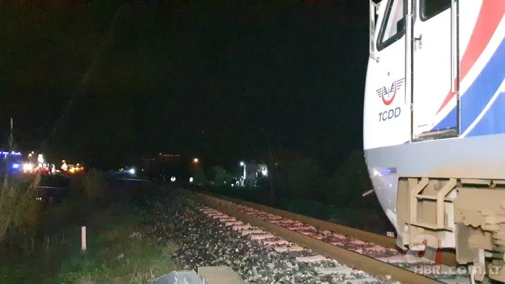 Trenin çarptığı kişi hayatını kaybetti
