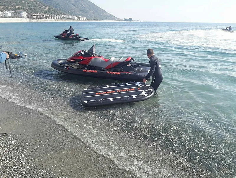 Balıkesir itfaiyesinde jet skiler göreve başladı - 1
