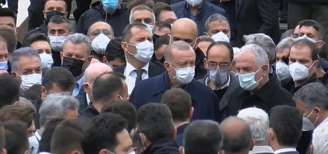 Son dakika: Başkan Erdoğan İstanbul’da Hacı Ahmet Gür’ün cenaze törenine katıldı