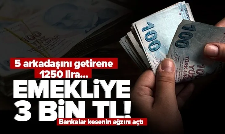 Emekliye 3 bin TL’ye kadar promosyon! Hangi bankalar ne kadar promosyon veriyor? Yapı Kredi, TEB, Denizbank, Ziraat Bankası, Halkbank...