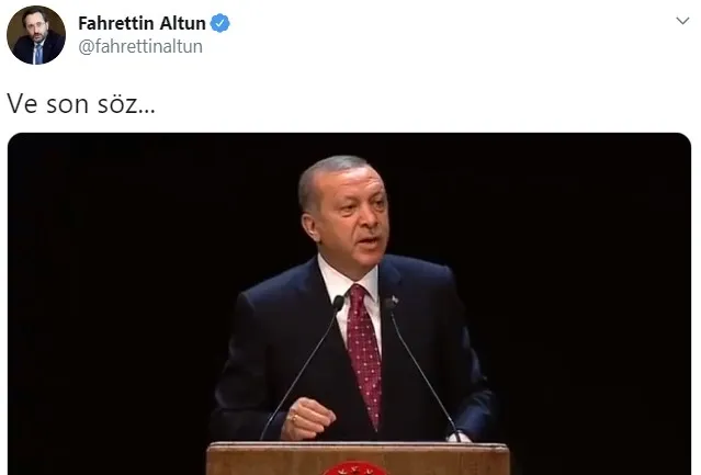 İletişim Başkanı Fahrettin Altun darbelerden, terörden ve salgından medet umanlara tepki gösterdi