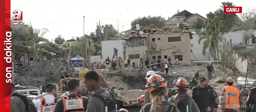 İran'dan Beyt Şemeş'e füze darbesi! A Haber yıkımı görüntüledi 1