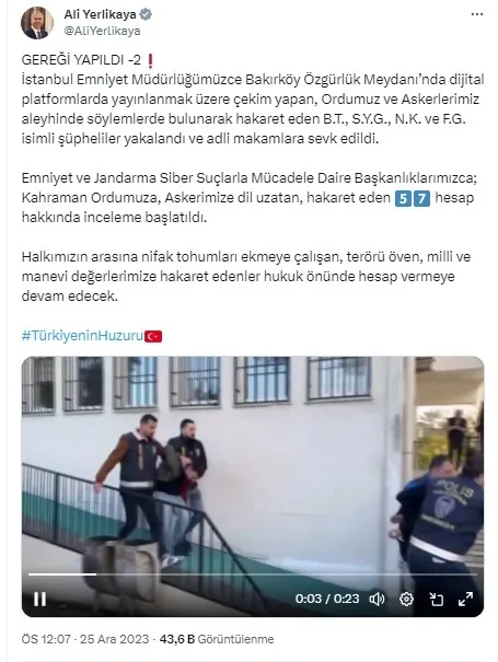 Sokak röportajında skandal sözler! Türkiye Cumhuriyeti’ni hedef almıştı tutuklandı