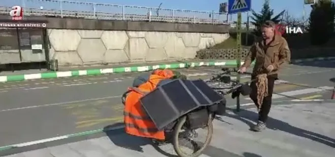 İngiliz seyyah yürüyerek ve yüzerek Rize'ye kadar geldi
