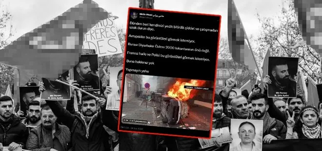 İşte teröristlerin gerçek yüzü: Terör eylemleri Diyarbakır’da olunca mübah Paris’te olunca değil