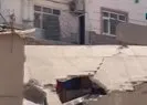 Gaziantep’te hasarlı iki bina çöktü