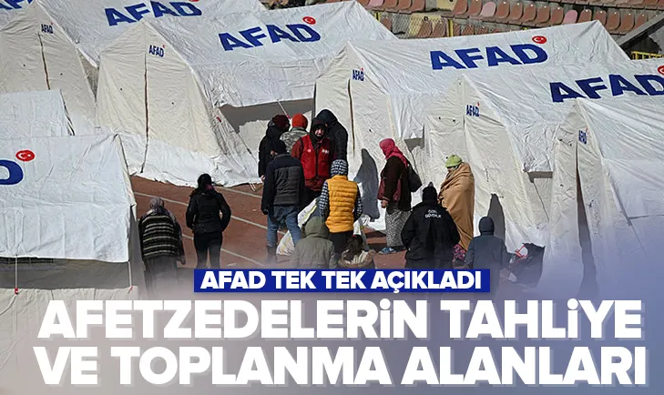 AFAD’dan tahliye açıklaması