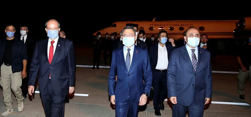 Kıbrıs Barış Harekatı'nın 46'ncı yıl dönümü için kutlama töreni! Türkiye'yi Fuat Oktay temsil ediyor