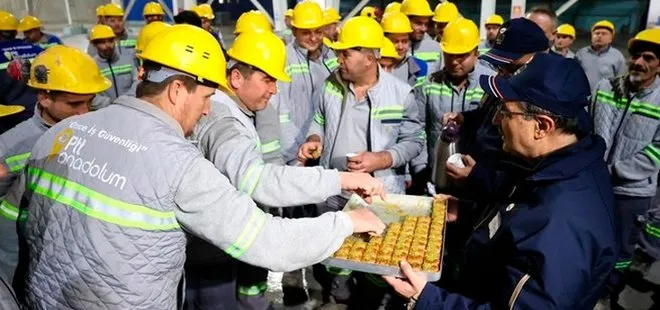 Enerji ve Tabii Kaynaklar Bakanı Fatih Dönmez bor işçileri ile birlikte 2023’e girdi