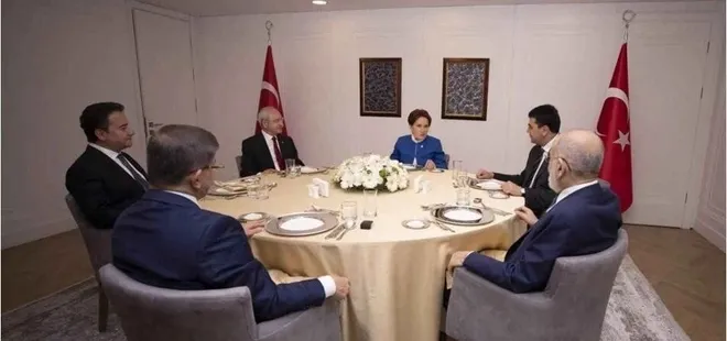 6’lı masa 11’inci kez bir arada! Gündem ilk kez cumhurbaşkanı adayı