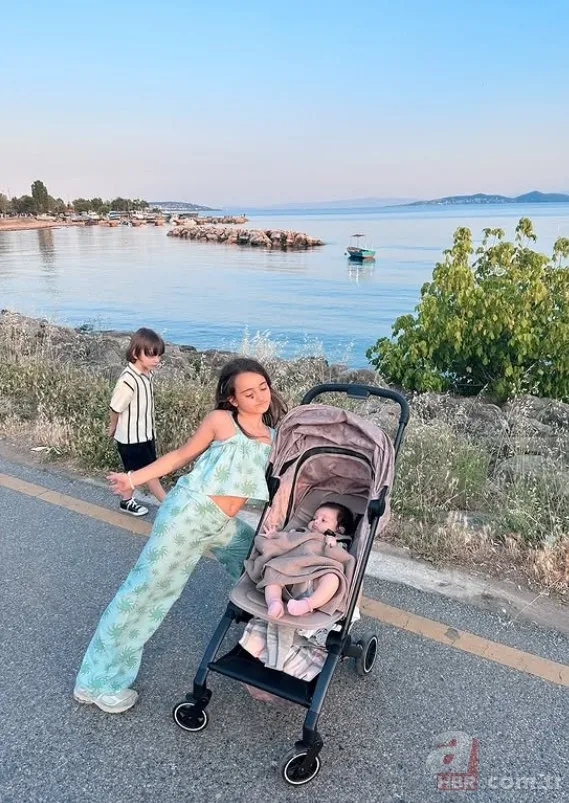 Zeynep Sever Demirel'den 5 aylık kızıyla yeni kareler! İşte Yasmin'in son hali... 7