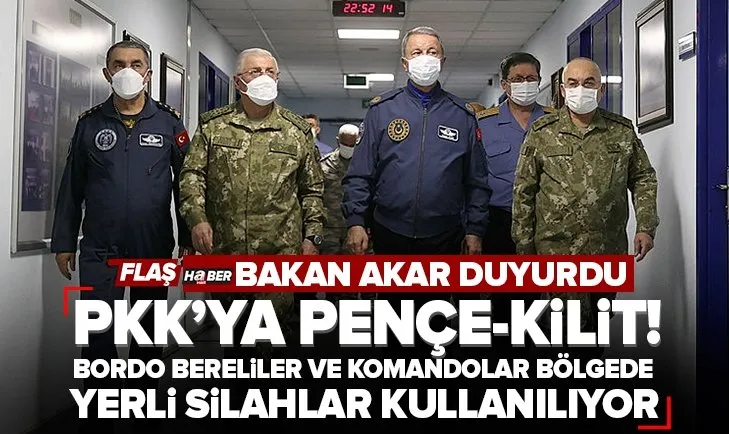 Bakan Akar: Pençe Kilit Operasyonu başladı