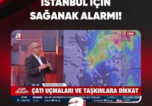 İSTANBUL'DA SAĞANAK ALARMI