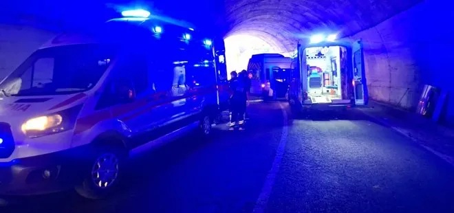 Tunceli’de tünelde trafik kazası: 8 yaralı