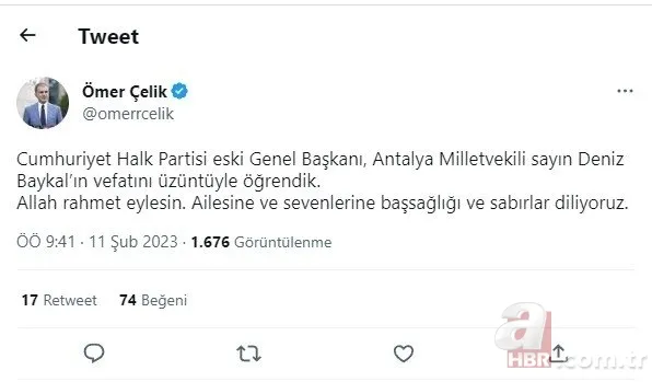 Türk siyasetinin acı kaybı! Deniz Baykal 85 yaşında hayatını kaybetti 9