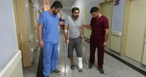 Kopan ayağı poşet içinde getirilmişti! İlk adımını attı