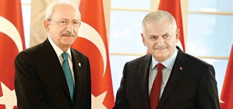 Başbakan Binali Yıldırım, CHP Genel Merkezi'nde!