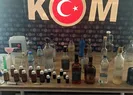 Geçici körlüğe neden olan sahte içki ele geçirildi