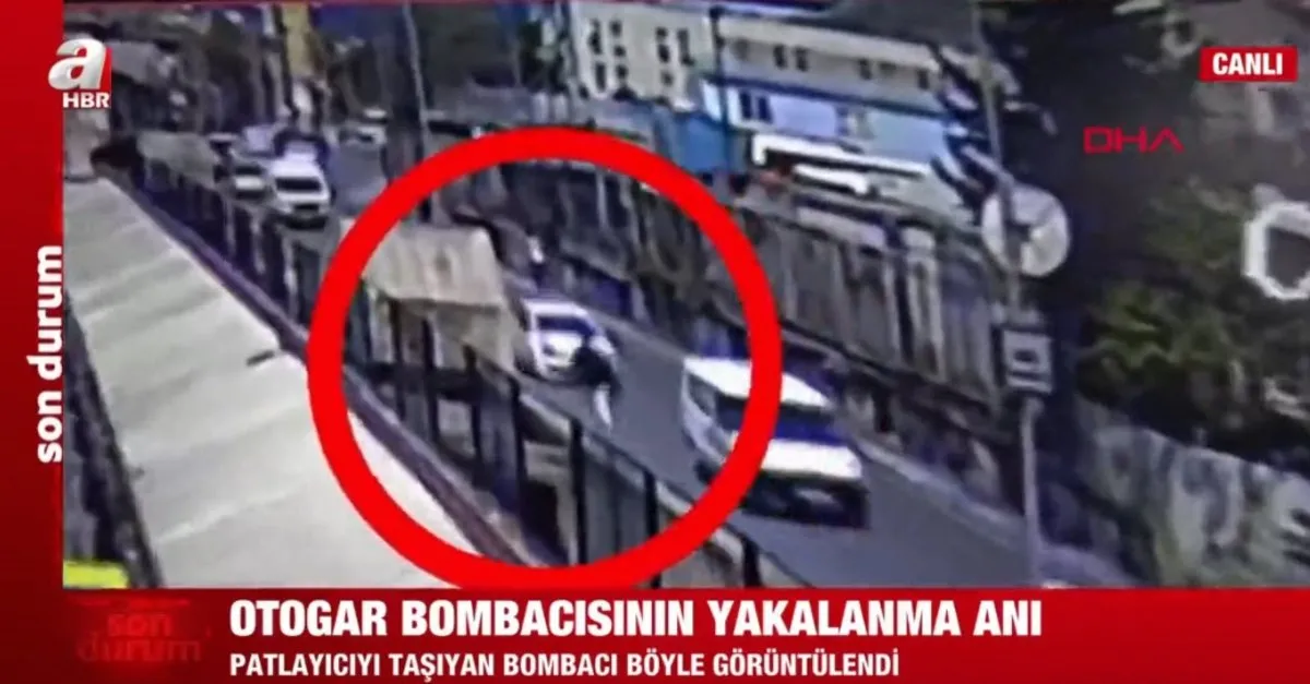 Otogar bombacısının yakalanma anı