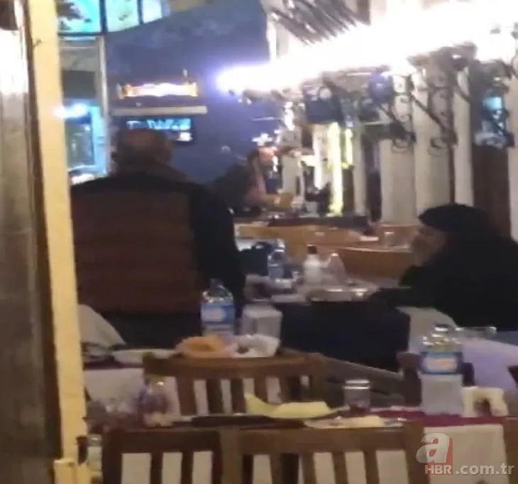 Tarihi Çiçek Pasajı’nda ’pompalı tüfek’ dehşeti! Korku dolu anlar kamerada