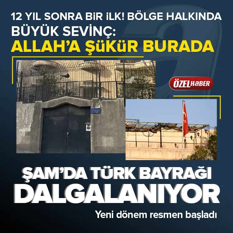 Şamda 12 yıl sonra tarihi an!