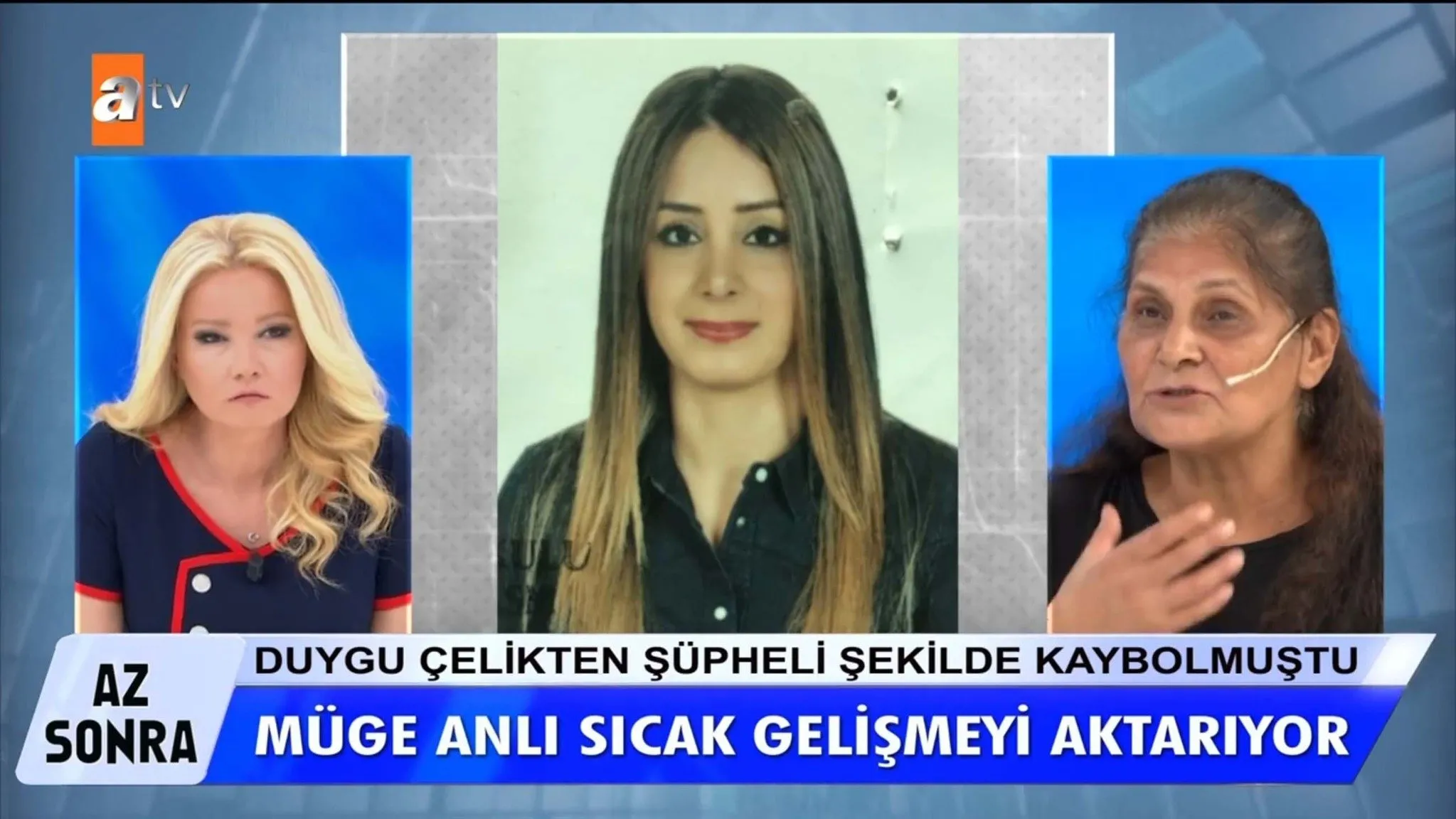 Muge Anli Da Kayip Olarak Aranan Duygu Celikten Den Aci Haber Korkunc Detaylar Canli Yayinda Ortaya Cikti